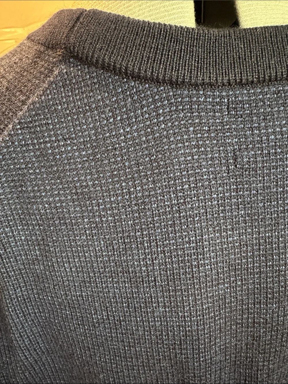 Banana Republic Men's Navy Crewneck Sweater - Textured Knit